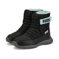 Puma Zimowe Buty Nieve (wodoodporne/ocieplane) czarne/turkusowe dziecięce